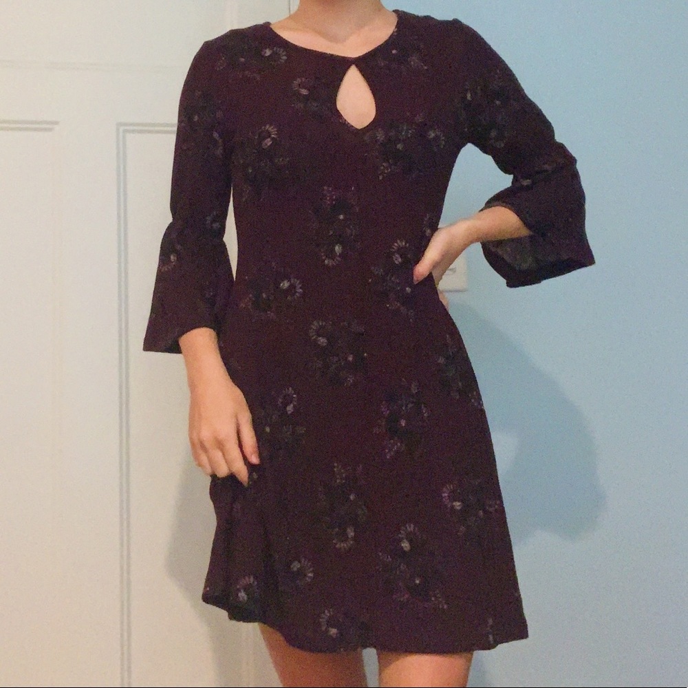 Deep Purple Mini Dress